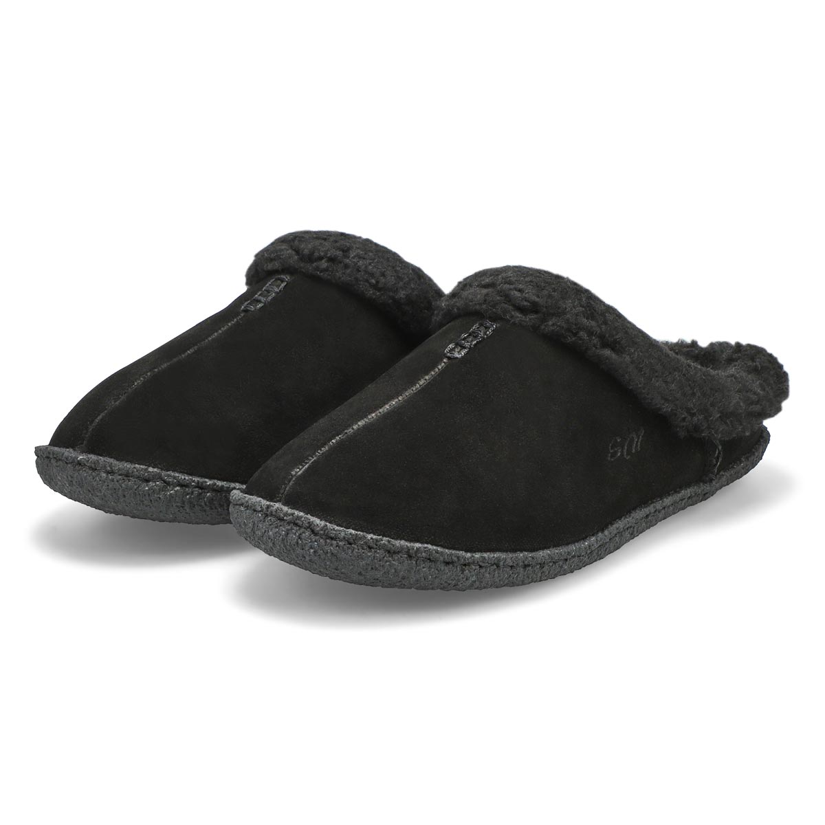 Women's Jupiter Open Back Slipper - Black/Black