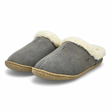 Women's Jupiter Open Back Slipper - Grey