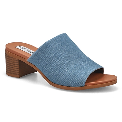 Lds Kacey Dress Slide Sandal - Denim