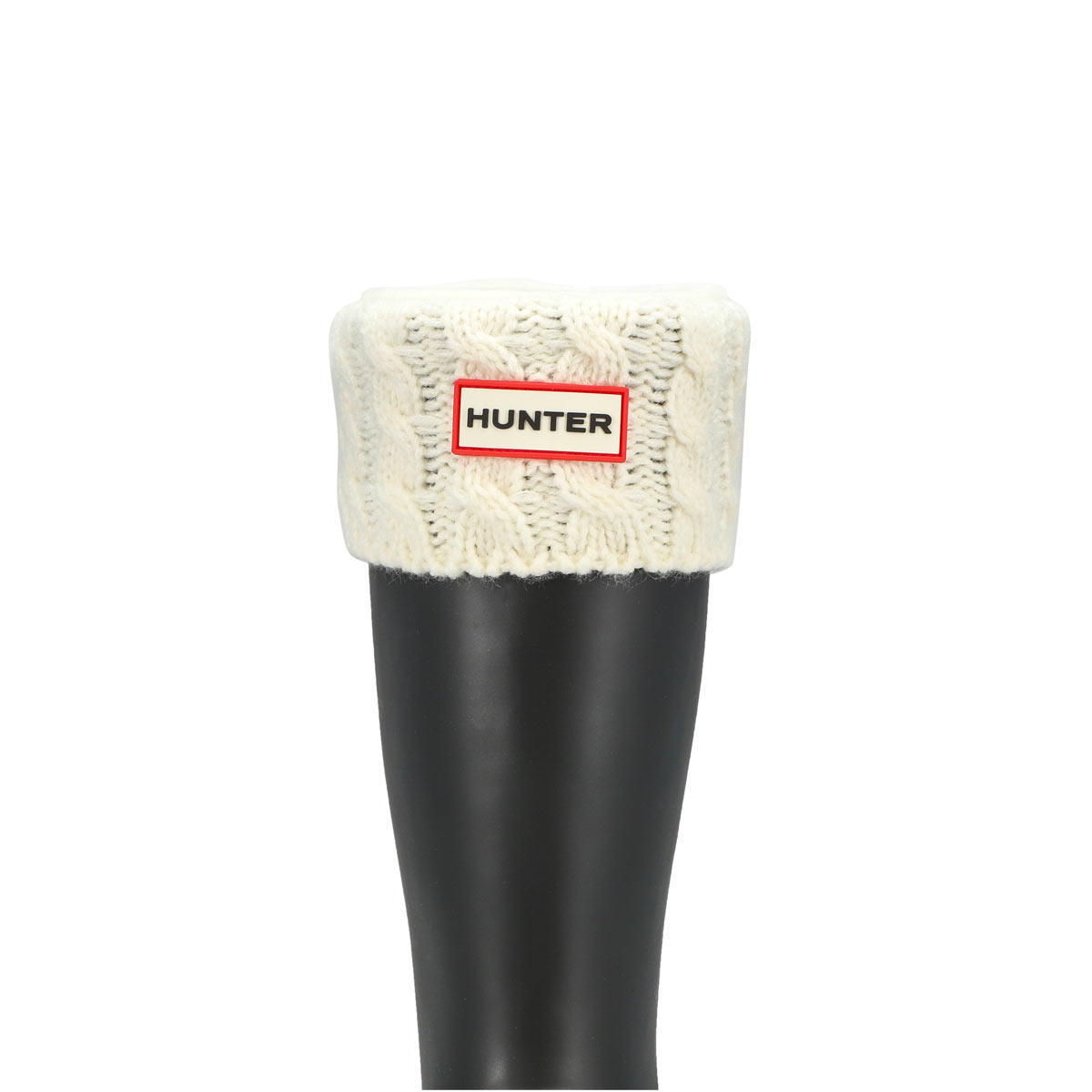 Kids' 6 Stitch Cable Boot Sock - White