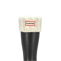 Kids' 6 Stitch Cable Boot Sock - White