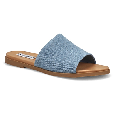 Lds Kastle Slide Sandal - Denim