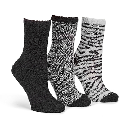 Chaussette haute Zebra, bkast, fem., 3p