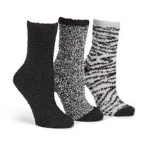 Chaussettes hautes ZEBRA, multicolore, femmes, 3p
