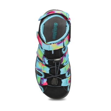 Girls' Kayla Fisherman Sandal -Black Tie Dye