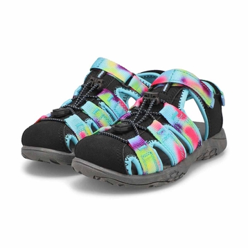 Girls' Kayla Fisherman Sandal -Black Tie Dye