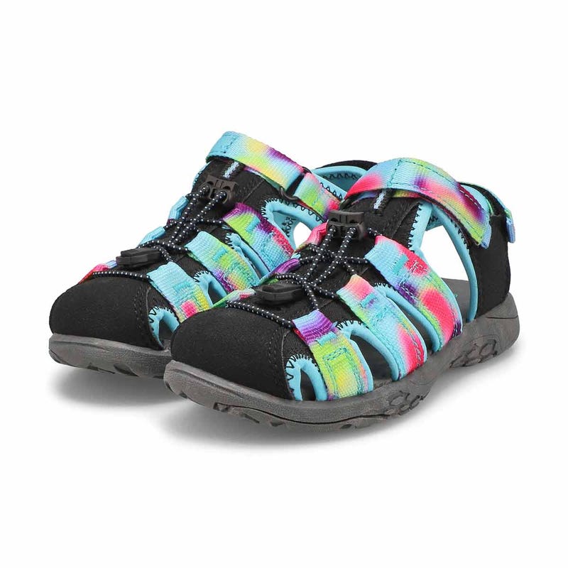 Sandale pêcheur KAYLA, noir tie-dye, filles
