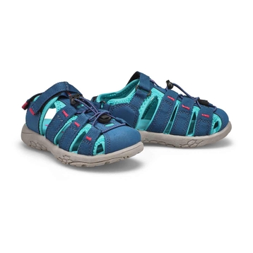 Girls' Kayla Fisherman Sandal - Navy Turquoise