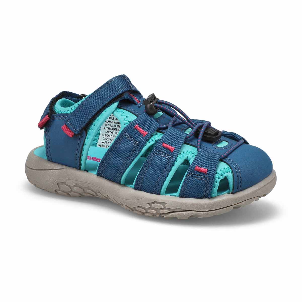 Girls' Kayla Fisherman Sandal - Navy Turquoise