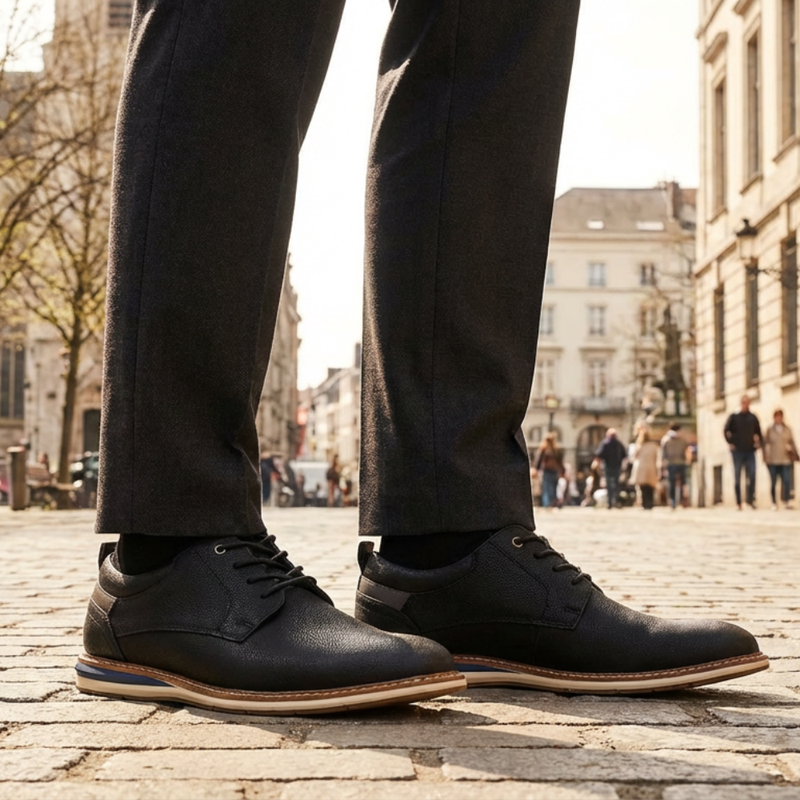 Richelieu habillé KEVYN, noir, hommes