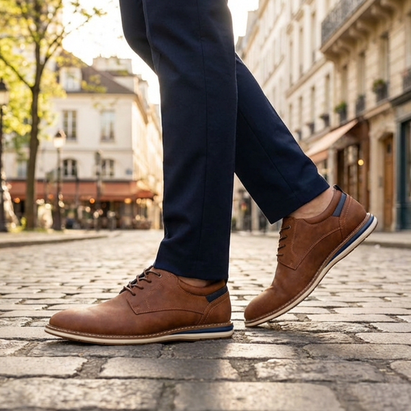 Richelieu habillé KEVYN, havane, hommes