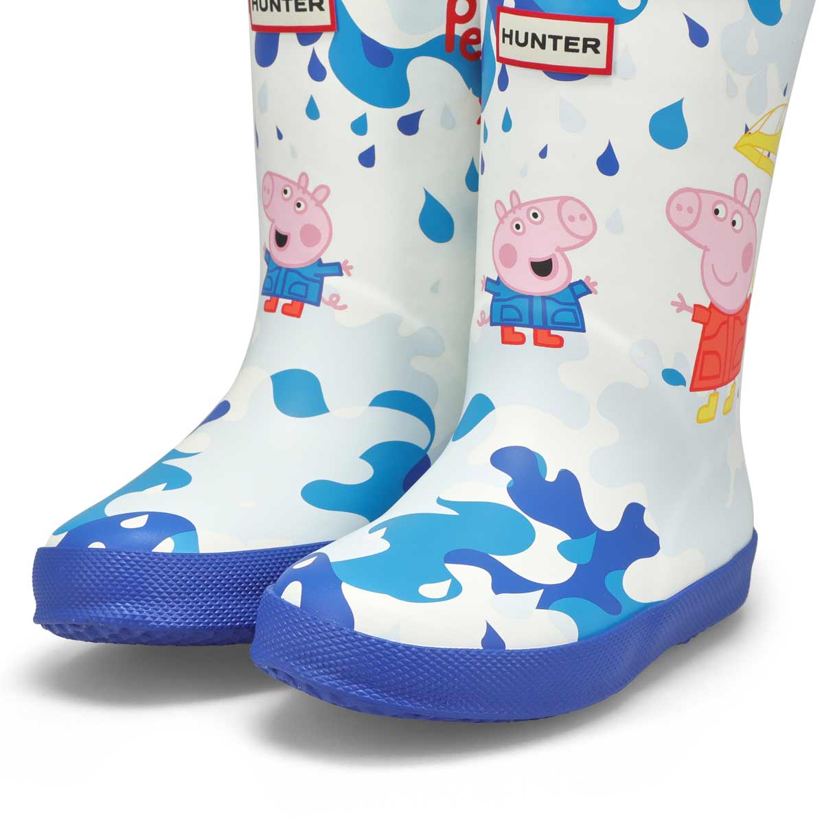 Infant's Peppa Muddy Puddle Cam Rain Boot - Blue