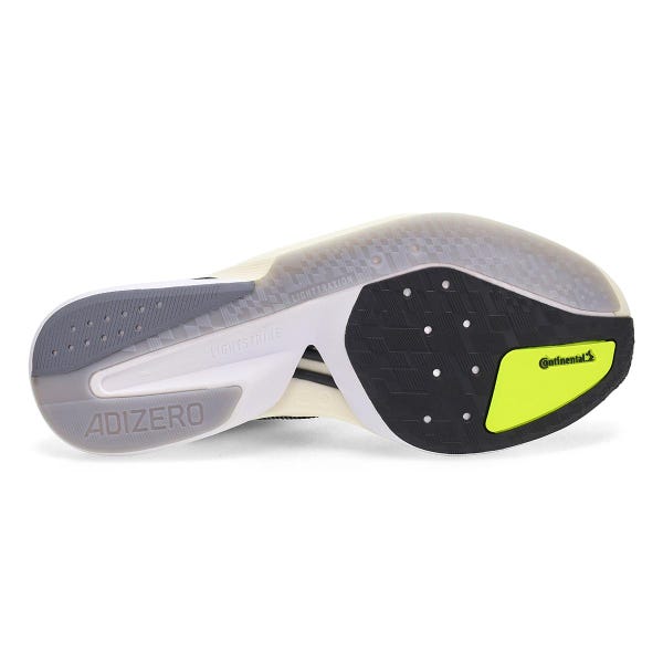 Espadrille performance Homme Adizero Boston 13 - Noir/Blanc/Jaune solaire