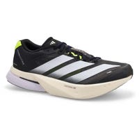 Espadrille performance Homme Adizero Boston 13 - Noir/Blanc/Jaune solaire
