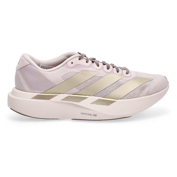 Women's Adizero EVO SL Performance Sneaker - Ice Purple/Tech Metallic/Tech Earth