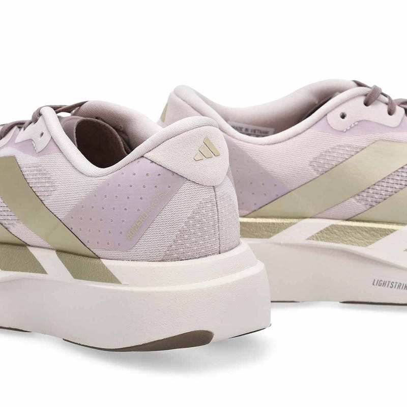Women's Adizero EVO SL Performance Sneaker - Ice Purple/Tech Metallic/Tech Earth