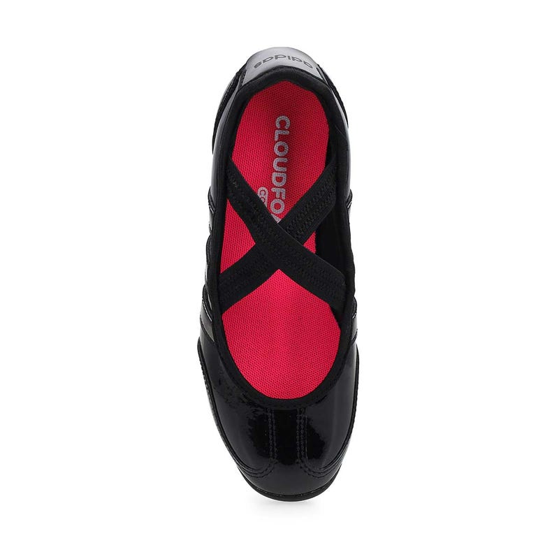 Girls'  Barreda Mary Jane J Low Profile Sneaker - Black/Black