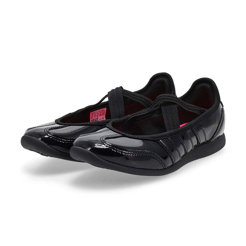 Girls'  Barreda Mary Jane J Low Profile Sneaker - Black/Black