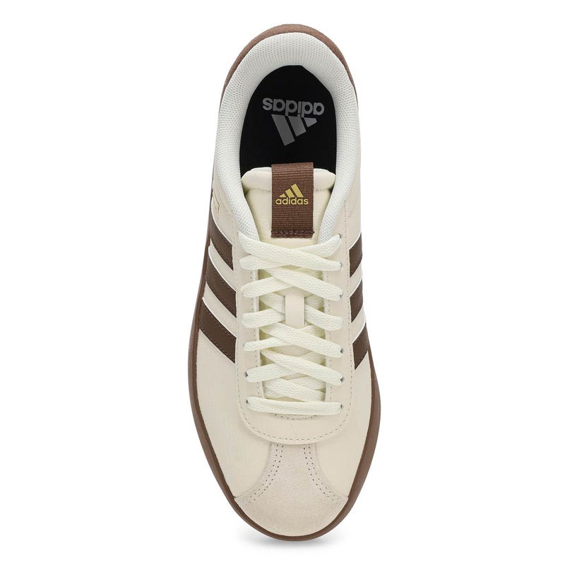 Women's VL Court 3.0 Lace Up Sneaker - Off White/Earth Strata/Gold Metallic