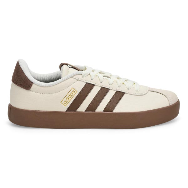 Women's VL Court 3.0 Lace Up Sneaker - Off White/Earth Strata/Gold Metallic
