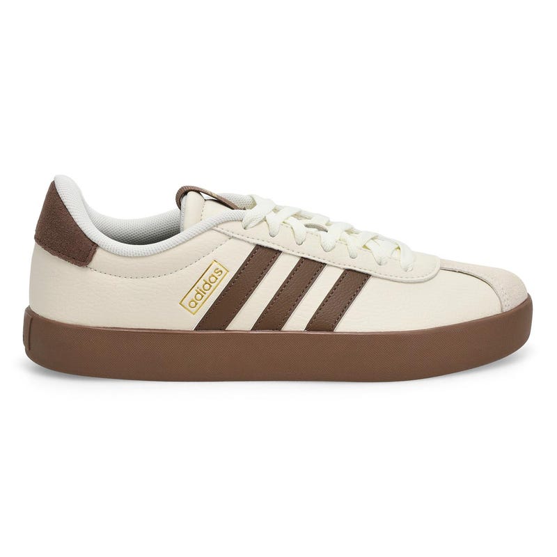 Women's VL Court 3.0 Lace Up Sneaker - Off White/Earth Strata/Gold Metallic