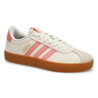 Women's  VL Court 3.0 Lace Up Sneaker - Off White/Semi Frozen Turbo/Gold Metallic