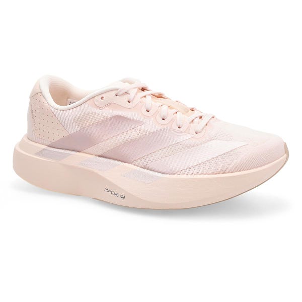 Women's Adizero EVO SL Performance Sneaker - Wonder Quartz/Vapor Grey/Taupe
