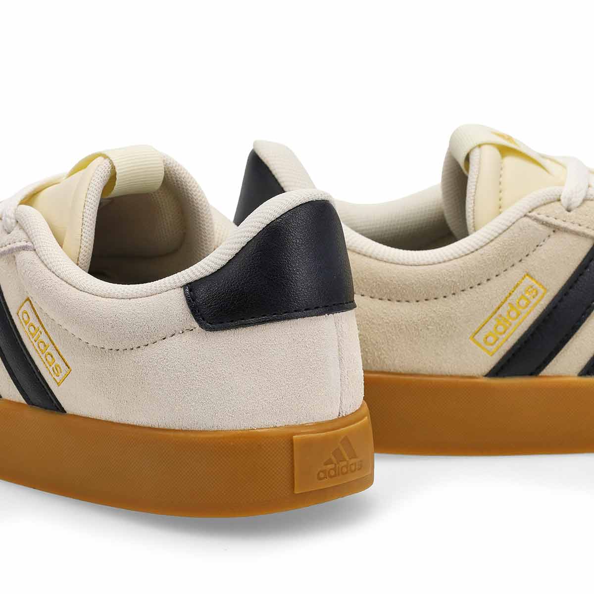 Baskets à lacets VL COURT 3.0, blanc crème/noir/or métallique, femmes