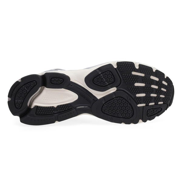 Espadrille à lacets pour hommes Spiritain 2000 – Blanc cristal / Argent métallisé / Gris