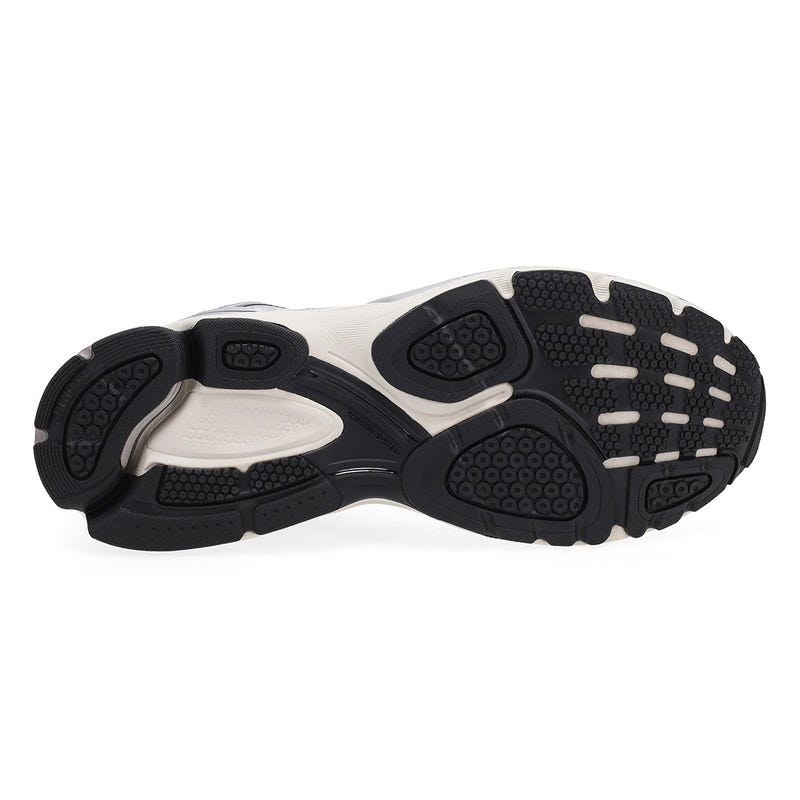 Espadrille à lacets pour hommes Spiritain 2000 – Blanc cristal / Argent métallisé / Gris