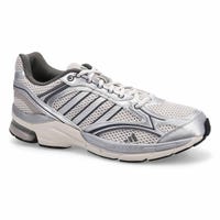 Espadrille à lacets pour hommes Spiritain 2000 – Blanc cristal / Argent métallisé / Gris