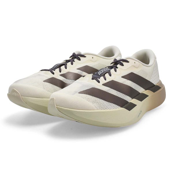 Espadrille de performance Adizero EVO SL pour homme - Blanc cassé/Métallique café/Argent