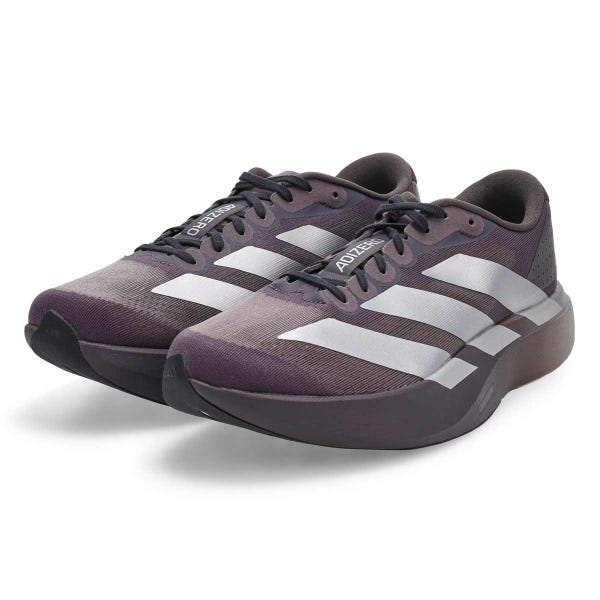 Espadrilles Adizero EVO SL pour hommes - Gris/Argent/Granit