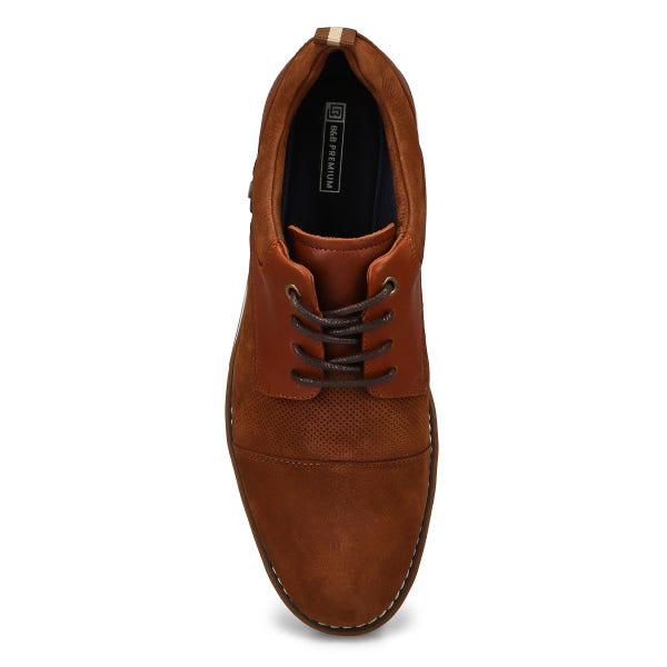Men's Kingston Leather Casual Dress Oxford - Brown