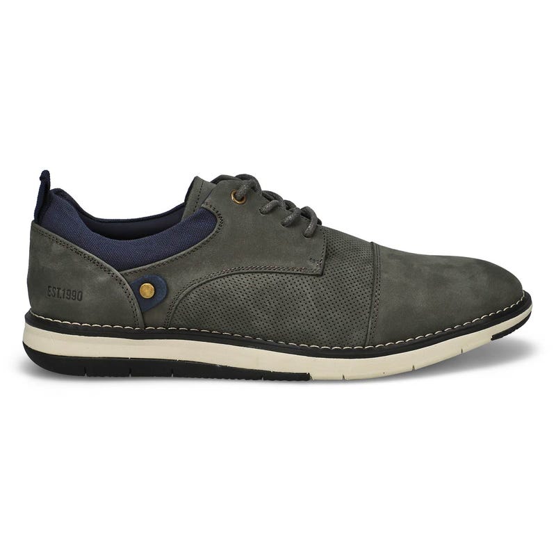 Men's Kingston Nubuck Casual Dress Oxford - Grey