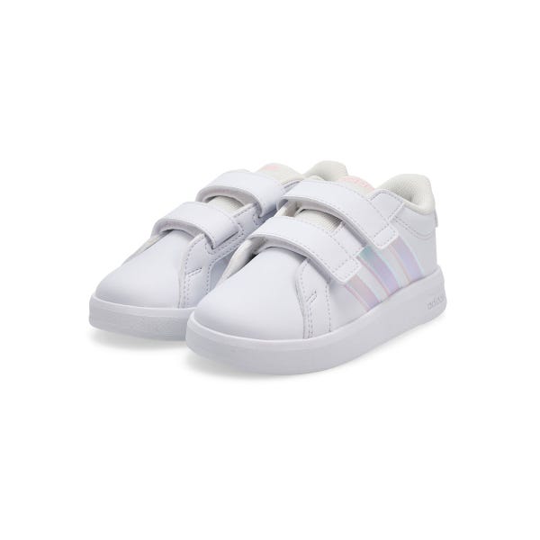 Infants'  Grand Court 3.0 CF I Sneaker - White/Iridescent/White