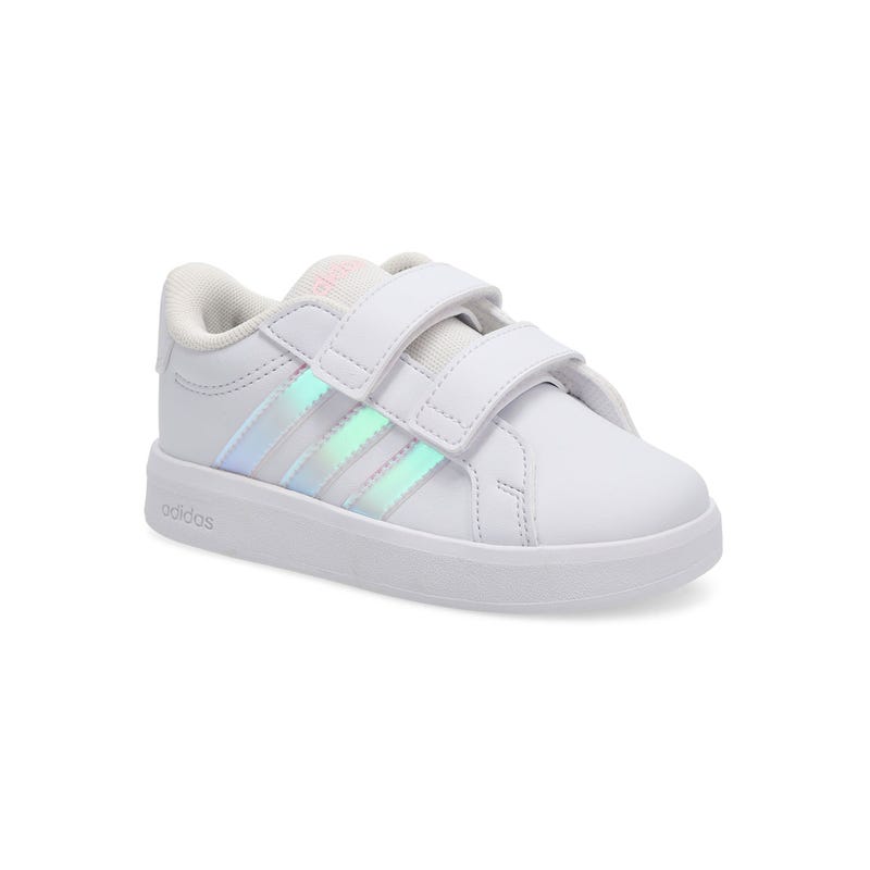Infants'  Grand Court 3.0 CF I Sneaker - White/Iridescent/White