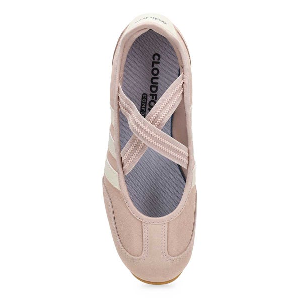 Espadrille femme Barreda Mary Jane - Beige rosé/Blanc cassé/Gomme
