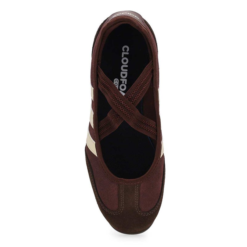 Women's Barreda Mary Jane Sneaker - Shadow Brown/Cream White/Aurora Coffee