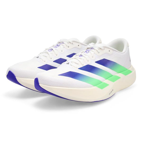 Men's Adizero EVO SL Performance Sneaker - White/Beam Green/White