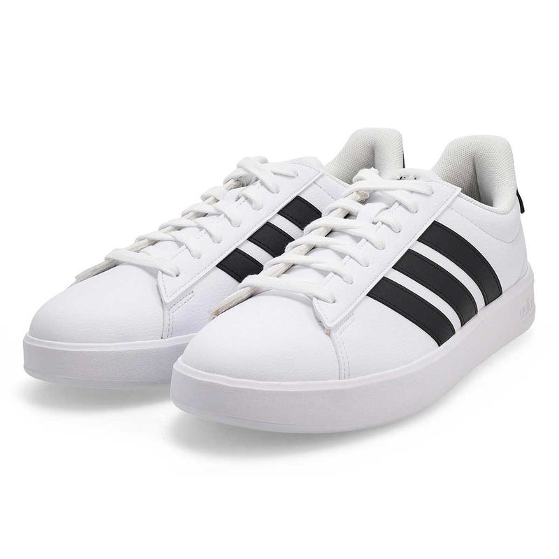 Baskets lacets GRAND COURT 3.0, blanc/noir