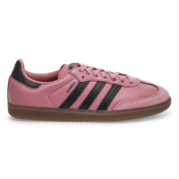 Women's Samba OG Lace Up Sneaker - Magic Mauve/Black/Gum