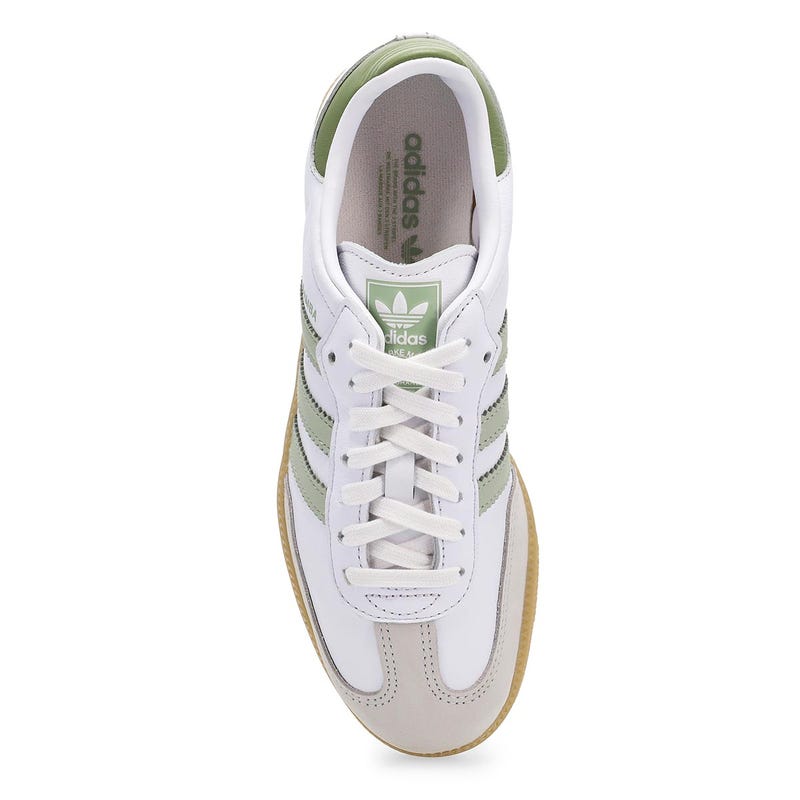 Women's Samba OG Lace Up Sneaker - White/Halo Green/Tent Green
