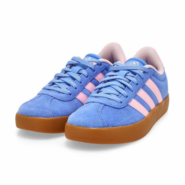 Kids'  VL Court 3.0 K Lace Up Sneaker - Blue Fushi
