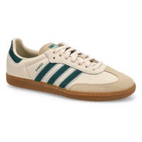Espadrille à lacets Samba OG pour hommes – Blanc crème/Vert collégial/Gomme