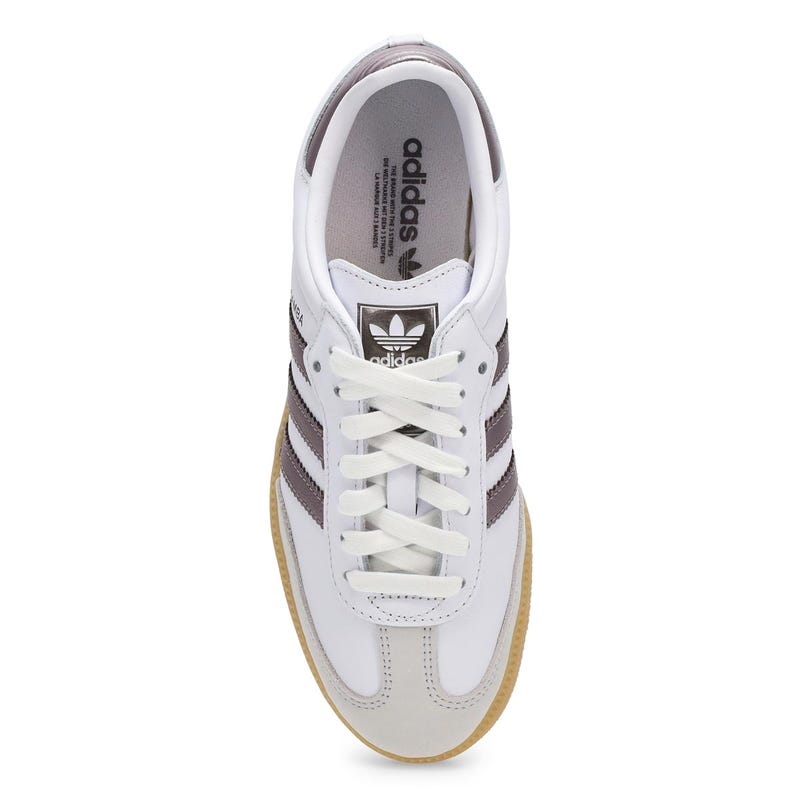 Espadrille à lacets femme Samba OG – Blanc/Café/Gomme