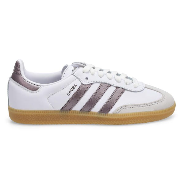 Espadrille à lacets femme Samba OG – Blanc/Café/Gomme