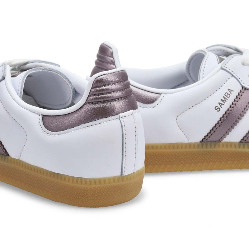 Espadrille à lacets femme Samba OG – Blanc/Café/Gomme