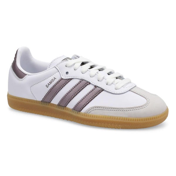 Espadrille à lacets femme Samba OG – Blanc/Café/Gomme