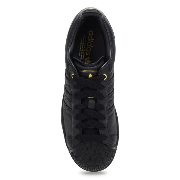 Men's Superstar II Lace Up Sneaker - Black/Black/Gold Metallic